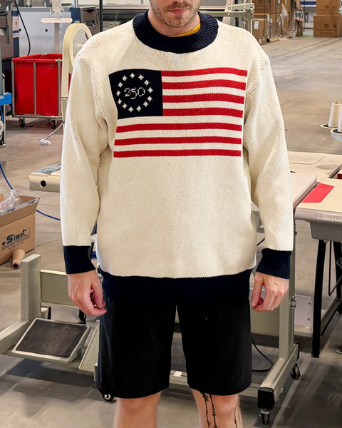 American Flag Sweater